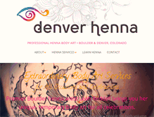 Tablet Screenshot of denverhenna.com